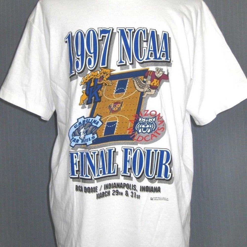 Kentucky Minnesota Carolina Arizona Final Four 1997 Ncaa Basketball Shirt Retro